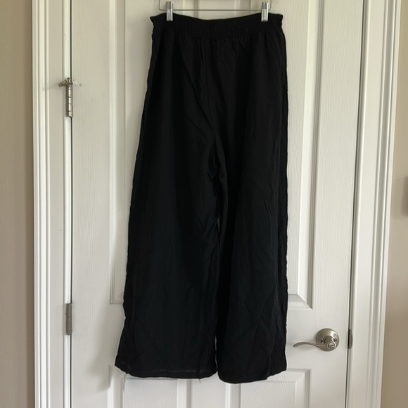 Cupshe Elegant Black Beach Pants NWT - Picture 3 of 11